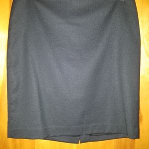 Black petite size 8 skirt Talbots